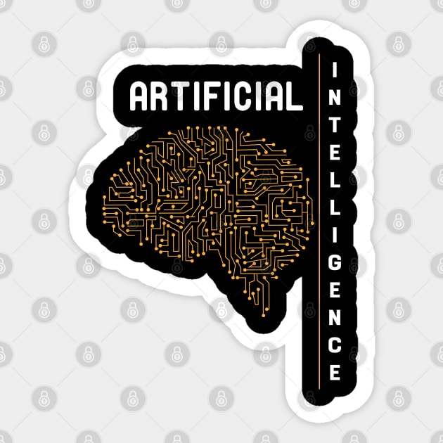 Artificial Intelligence Sticker by KC Happy Shop